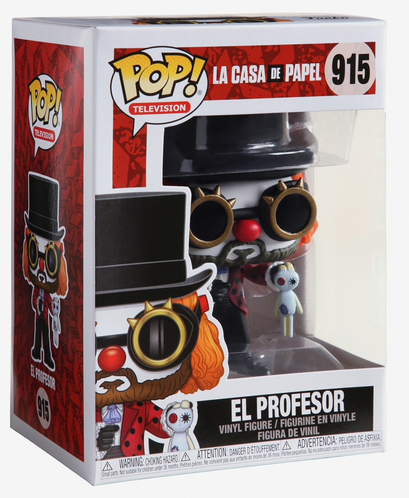 la casa de papel funko pop professor